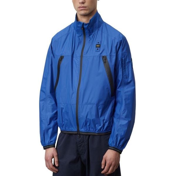 Kurtka BLAUER GIUBBINI CORTI NASTRAT Niebieski. Niebieskie kurtki Blauer, s, bez wzorów, z tkaniny, bez kaptura. Za 477.99 zł.