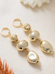 Lodie Silver Pozłacane kolczyki rozmiar: onesize. Szare kolczyki Lodie Silver, metalowe. Za 26.99 zł.