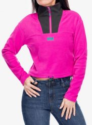 Bluza damska Helly Hansen Daybreaker Cropped Fleece. Czerwone bluzy z kapturem Helly Hansen, xs, bez wzorów, z materiału, bez kaptura. Za 255.75 zł.