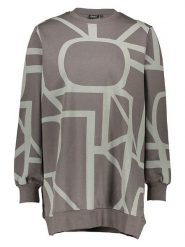 ONLY Bluza w kolorze brązowo-jasnozielonym rozmiar: XS. Szare bluzy ONLY, xs, bez wzorów, bez kaptura. Za 74.99 zł.