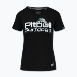 Koszulka damska Pitbull Camino. Czarne t-shirty sportowe PITBULL, l, bez wzorów, z bawełny, bez ramiączek, na fitness i siłownię. Za 79.99 zł.