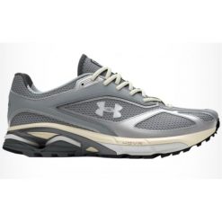 Buty do biegania Under Armour. Szare buty do biegania Under Armour, bez wzorów, bez zapięcia, do biegania. Za 406.99 zł.