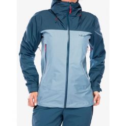 Kurtka z membraną damska Rab Arc Eco Jacket. Zielone kurtki RAB, bez wzorów, bez kaptura. Za 928.99 zł.