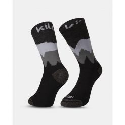 Uniseksowe skarpetki trekkingowe Kilpi NORS-U. Czarne skarpetki sportowe Kilpi, bez wzorów, trekkingowe. Za 112.21 zł.