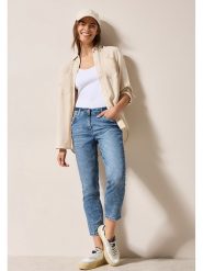 Cecil Dżinsy - Slim fit - w kolorze niebieskim rozmiar: W30/L26. Niebieskie jeansy Cecil, l, z aplikacjami, ze skóry, klasyczne. Za 163.26 zł.