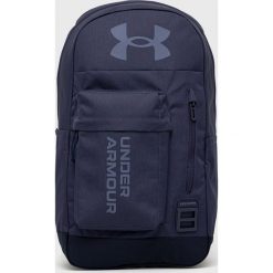 Under Armour plecak kolor granatowy duży z nadrukiem. Niebieskie plecaki Under Armour, bez wzorów, do ręki, z nadrukiem, bez dodatków. Za 249.99 zł.
