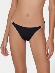 Guess Dół od bikini E6GO26 KG272 Czarny. Czarne bikini Guess, z aplikacjami, z syntetyku. Za 239.99 zł.