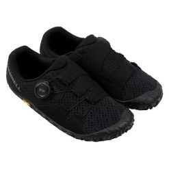Buty do biegania damskie Merrell Vapor Glove 6. Czarne buty do biegania Merrell, bez wzorów, z materiału, bez zapięcia, do biegania. Za 567.00 zł.