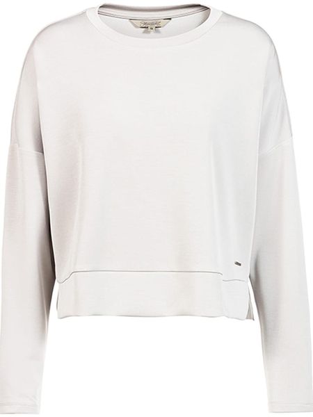 Herrlicher Bluza "Sena" w kolorze kremowym rozmiar: XS. Brązowe bluzy Herrlicher, xs, bez wzorów, bez ramiączek, bez kaptura. Za 131.74 zł.