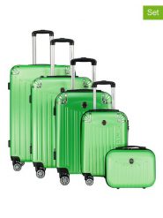 Canadian Peak 5-częściowy zestaw "Softlesseak" w kolorze zielonym rozmiar: onesize. Zielone walizki Canadian Peak. Za 543.99 zł.