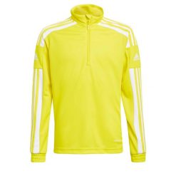 Bluza adidas Squadra 21 Jr. Białe bluzy adidas, bez wzorów, bez kaptura, do piłki nożnej. Za 101.00 zł.