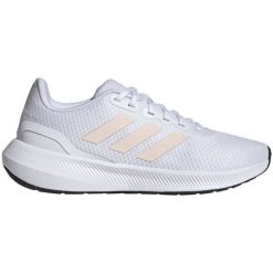 Buty adidas Runfalcon 3 W ID2272 białe. Białe buty do biegania bez wzorów, z gumy, bez zapięcia, do biegania. Za 357.94 zł.
