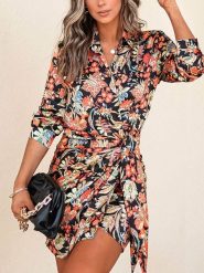 Milan Kiss Sukienka w kolorze czarno-pomarańczowym rozmiar: L. Czarne sukienki Milan Kiss, l, bez wzorów, bez kołnierzyka, bez ramiączek, mini. Za 209.95 zł.