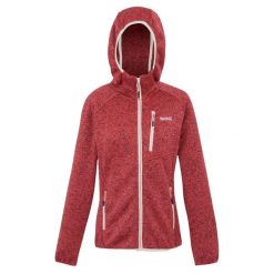 Damska Bluza Z Kapturem Newhill II Marl Full Zip. Białe bluzy Regatta, bez wzorów, sportowe, bez ramiączek, z kapturem. Za 96.99 zł.