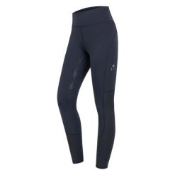 Damskie legginsy jeździeckie z wysokim stanem i pełną przyczepnością ELT Hanna. Szare legginsy ELT, bez wzorów, z elastanu. Za 330.50 zł.