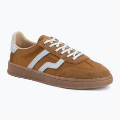Buty damskie GANT Cuzima. Brązowe buty treningowe Gant, bez wzorów, z gumy, przed kostkę, bez zapięcia, trekkingowe. Za 479.99 zł.