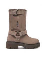 Tommy Jeans Botki Tjw Urban Biker Boot Suede EN0EN02729 Szary. Szare botki Tommy Jeans, bez wzorów, z jeansu, bez obcasa, na płaskiej podeszwie, bez zapięcia. Za 399.99 zł.