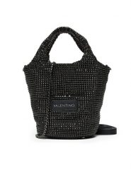 Valentino Torebka Nabilah VBS8FI04 Czarny. Czarne torebki klasyczne Valentino, bez wzorów, ze skóry, bez dodatków. Za 459.99 zł.