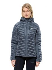 Jack Wolfskin Kurtka pikowana "Routeburn Pro" w kolorze granatowym rozmiar: S. Niebieskie kurtki Jack Wolfskin, s, bez wzorów, bez kaptura. Za 321.39 zł.