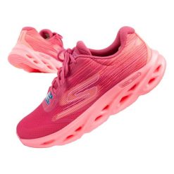 Buty sportowe damskie Skechers Go Run Swirl Tech Speed. Czerwone buty do biegania Skechers, bez wzorów, bez zapięcia, do biegania. Za 296.50 zł.