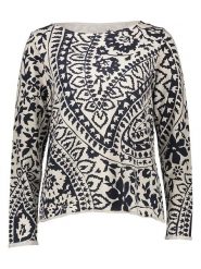 Juvia Bluza w kolorze kremowo-czarnym rozmiar: XS. Brązowe bluzy Juvia, xs, bez wzorów, bez ramiączek, bez kaptura. Za 164.95 zł.