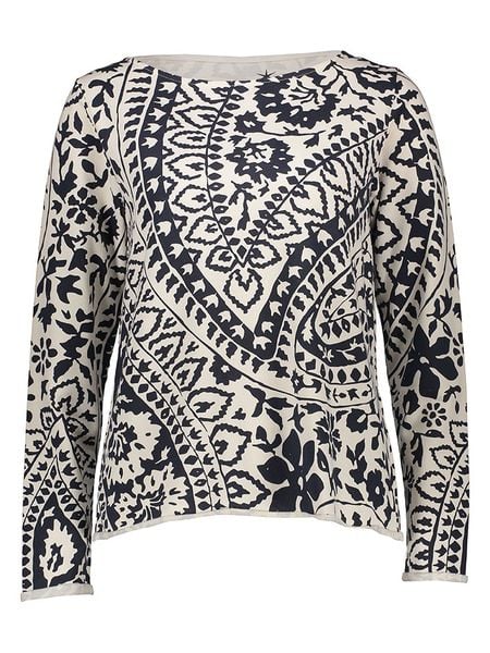 Juvia Bluza w kolorze kremowo-czarnym rozmiar: S. Brązowe bluzy Juvia, s, bez wzorów, bez ramiączek, bez kaptura. Za 164.95 zł.