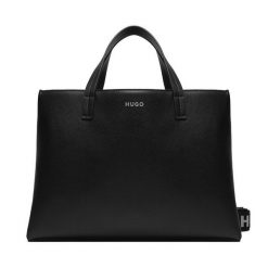 Torebka HUGO. Czarne torebki klasyczne Hugo, bez wzorów, klasyczne, bez dodatków. Za 429.99 zł.