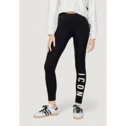 Legginsy Kobieta ICON. Czarne legginsy ICON, bez wzorów. W wyprzedaży za 198.70 zł.