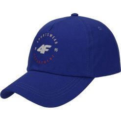 Czapka z daszkiem damska CAD302 - kobalt. Czapki z daszkiem marki 4f. Za 39.99 zł.