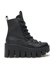 United Nude Botki Grip Explorer Lo 108820154 Czarny. Czarne botki United Nude, bez wzorów, ze skóry, bez obcasa, na koturnie, bez zapięcia. Za 1,159.00 zł.