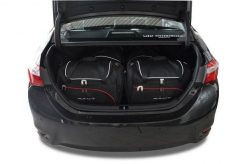 Torby Do Bagażnika Toyota Corolla Limousine 2013-2018 4Szt Kjust. Czarne torby podróżne KJUST, bez wzorów, z kauczuku. Za 1,204.00 zł.