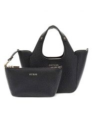 Guess Shopper bag w kolorze czarnym - 14 x 9 x 3 cm rozmiar: onesize. Czarne shopper bag Guess, z aplikacjami, z materiału, na ramię, bez dodatków. Za 391.99 zł.