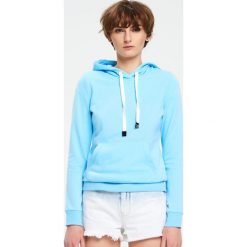 Gładka bluza z kapturem - Niebieski. Bluzy marki Cropp. W wyprzedaży za 39.99 zł.