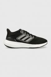 Adidas Performance buty do biegania Ultrabounce kolor czarny. Czarne buty do biegania adidas Performance, bez wzorów, z gumy, bez zapięcia, do biegania. Za 429.99 zł.