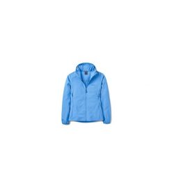 Kurtka softshell damska Borealis Hoody Women. Niebieskie kurtki RAB, bez wzorów, z softshellu, z kapturem, trekkingowe. Za 539.99 zł.