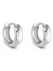 DI GIORGIO Srebrne kolczyki-kreole rozmiar: onesize. Szare kolczyki DI GIORGIO, srebrne. Za 86.99 zł.