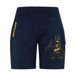Spodenki trekkingowe dziecięce LEGO Lwparker 305. Niebieskie szorty Lego, bez wzorów, sportowe. Za 52.99 zł.