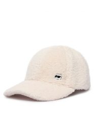 KARL LAGERFELD Czapka z daszkiem B4W33106 Kremowy. Białe czapki z daszkiem KARL LAGERFELD, bez wzorów, z poliesteru. Za 339.99 zł.