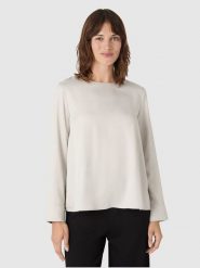 Les Lunes Bluzka "Margaa" w kolorze kremowym rozmiar: M. Brązowe bluzki Les Lunes, m, bez wzorów, z wiskozy, bez kołnierzyka, bez ramiączek. Za 152.99 zł.