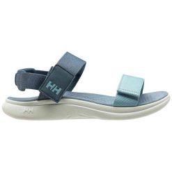 Sandały damskie Helly Hansen Belmond. Niebieskie sandały Helly Hansen, bez wzorów, z gumy, klasyczne, bez obcasa, bez zapięcia. Za 361.55 zł.