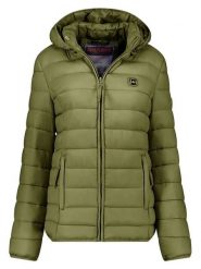 ANAPURNA Kurtka pikowana "Akitalana Hood" w kolorze oliwkowym rozmiar: XXL. Zielone kurtki ANAPURNA, xxl, bez wzorów, bez kaptura. Za 130.99 zł.