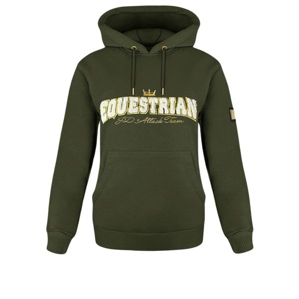 Bluza jeździecka damska JD ATTACK Equestri. Czerwone bluzy JD ATTACK, l, bez wzorów, z bawełny, eleganckie, bez ramiączek, bez kaptura. Za 229.00 zł.