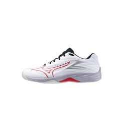 Buty do siatkówki Mizuno Thunder Blade Z. Białe buty do biegania Mizuno, bez wzorów, bez zapięcia, do biegania. W wyprzedaży za 302.80 zł.