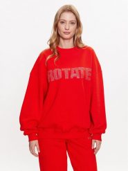 ROTATE Bluza Irisa 7001871030 Czerwony Regular Fit. Czerwone bluzy ROTATE, m, bez wzorów, z bawełny, bez kaptura. Za 749.99 zł.