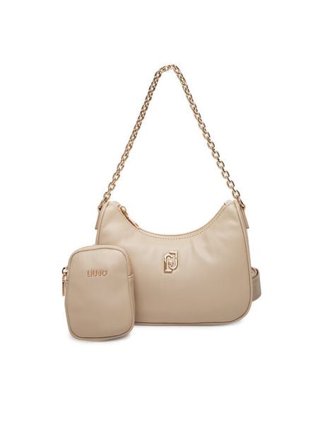 Liu Jo Torebka S Hobo AF5180 E0077 Beżowy. Brązowe torebki klasyczne Liu Jo, bez wzorów, ze skóry, bez dodatków. Za 369.99 zł.