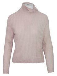 Malo Optimum Sweter w kolorze szaroróżowym rozmiar: M. Różowe swetry Malo Optimum, m, bez wzorów, z kaszmiru, bez ramiączek. Za 287.16 zł.