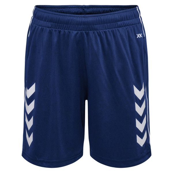 Szorty dla dzieci Hummel Core XK Poly Coach. Niebieskie szorty Hummel, bez wzorów, sportowe. Za 111.50 zł.