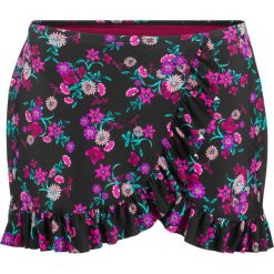 Spódniczka kąpielowa bonprix czarny w kwiaty. Czarne bikini bonprix, bez wzorów. Za 69.99 zł.