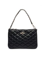 Guess Torebka PW7587 P6474 Czarny. Czarne kopertówki Guess, z aplikacjami, ze skóry, bez dodatków. Za 264.99 zł.