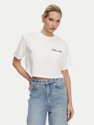 Balmain T-Shirt DF1EE020BC78 Biały Regular Fit. Białe t-shirty Balmain, xl, bez wzorów, z bawełny, bez kołnierzyka, bez ramiączek. Za 1,369.00 zł.